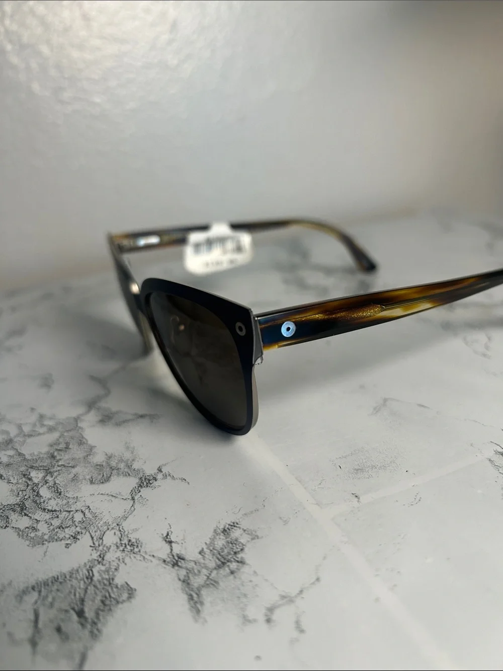 ECCO Salsa Women’s Navy Blue Cat-Eye Sunglasses NWT